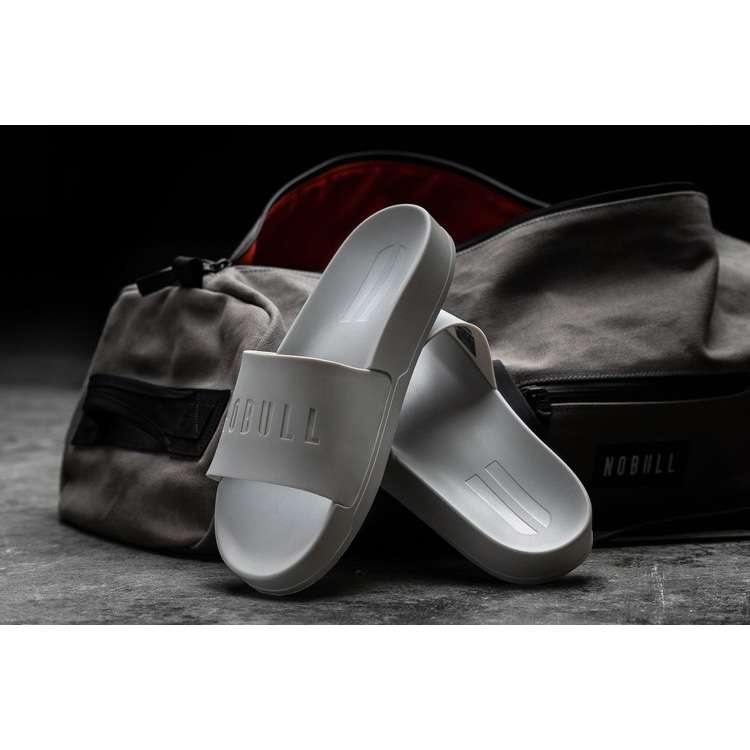 Chanclas Nobull Arctic Grey Chanclas Hombre Blancos | MX-34603