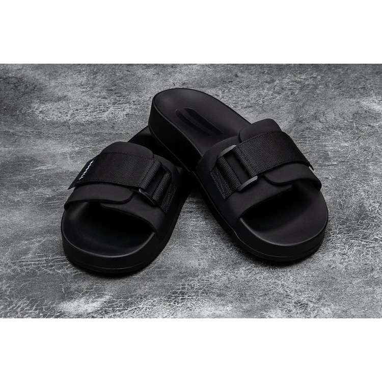 Chanclas Nobull Black Adjustable Mujer Negros | MX-87231