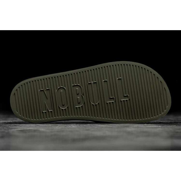 Chanclas Nobull Black Ivy Chanclas Hombre Negros Verdes | MX-41398