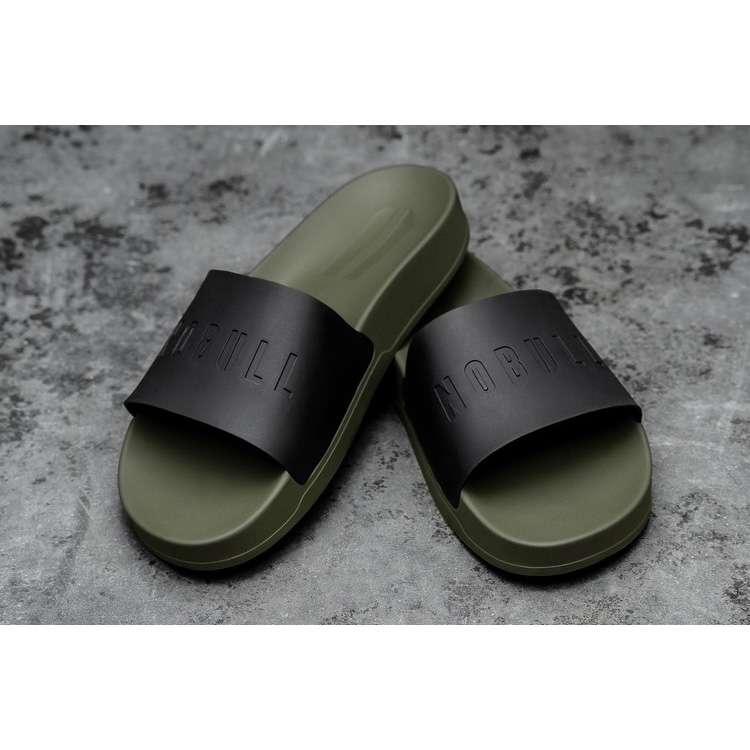 Chanclas Nobull Black Ivy Mujer Negros Verdes | MX-95490
