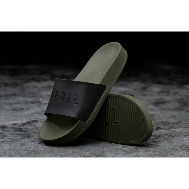 Chanclas Nobull Black Ivy Mujer Negros Verdes | MX-95490