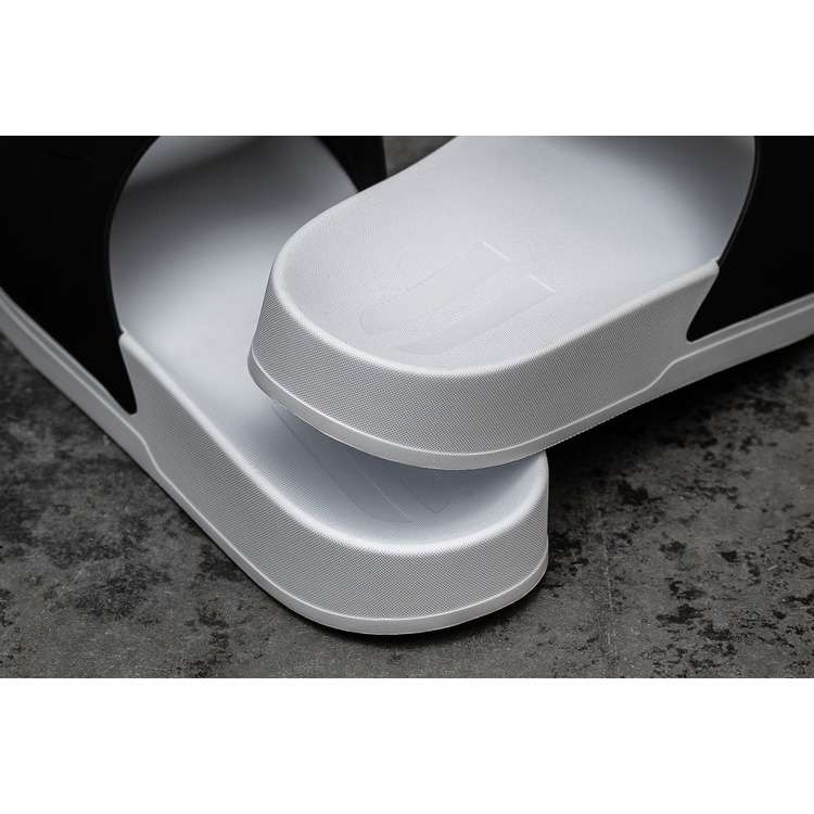 Chanclas Nobull Black White Chanclas Hombre Negros Blancos | MX-85195