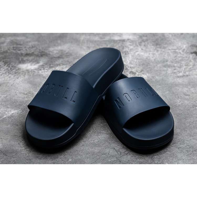 Chanclas Nobull Navy Mujer Azul Marino | MX-66661