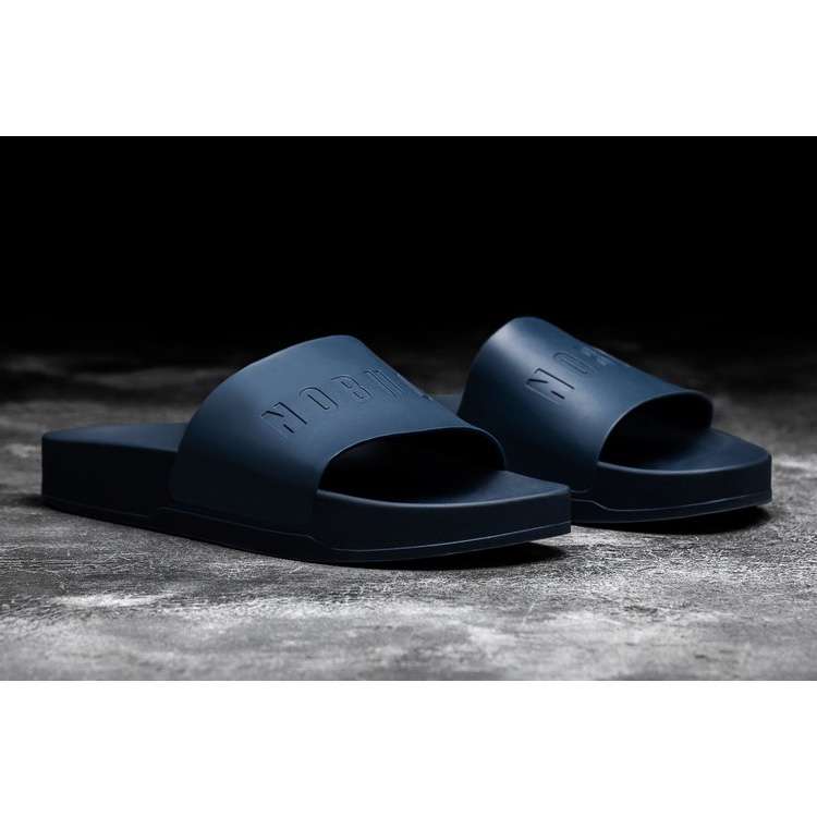 Chanclas Nobull Navy Mujer Azul Marino | MX-66661