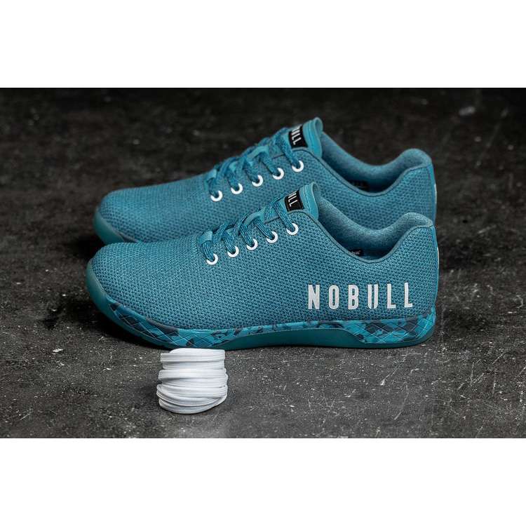 Tenis Deportivos Nobull Agua Heather Trainer Hombre Azules | MX-88972