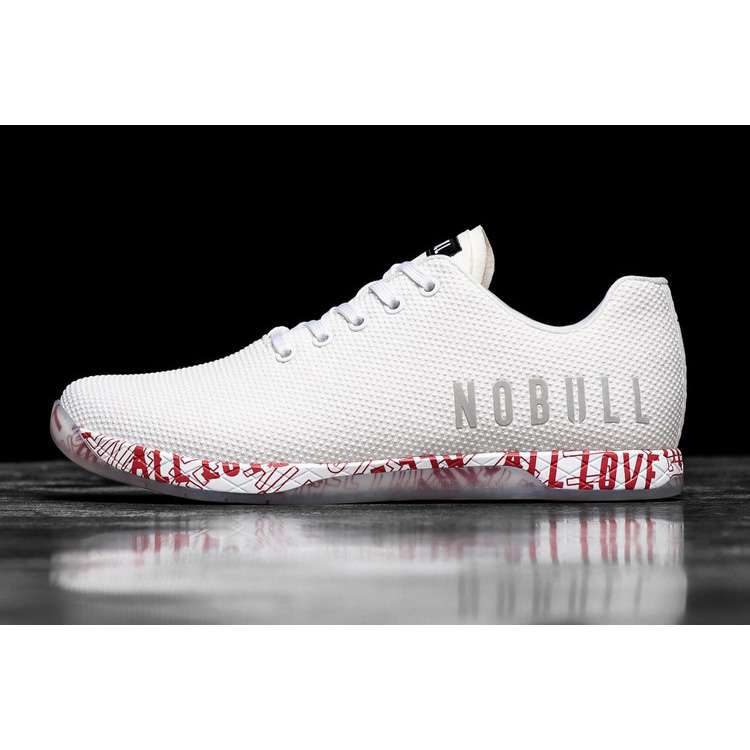 Tenis Deportivos Nobull All Love White Trainer Mujer Blancos Rojos | MX-59086