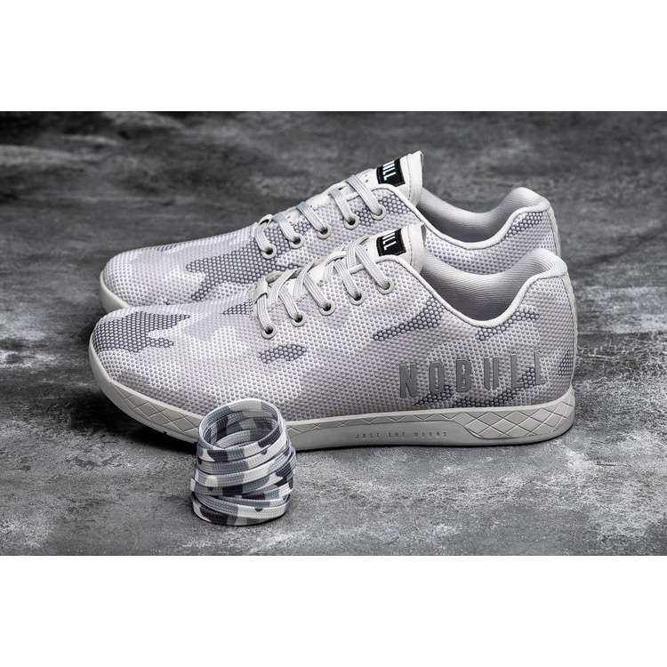 Tenis Deportivos Nobull Arctic Camo Trainer Hombre Blancos Grises | MX-16240