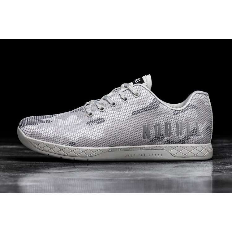 Tenis Deportivos Nobull Arctic Camo Trainer Mujer Blancos Grises | MX-52580