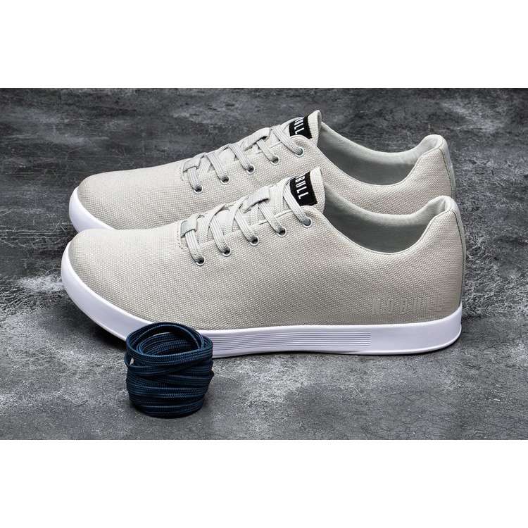 Tenis Deportivos Nobull Arctic Grey Lona Trainer Hombre Grises Blancos | MX-91600