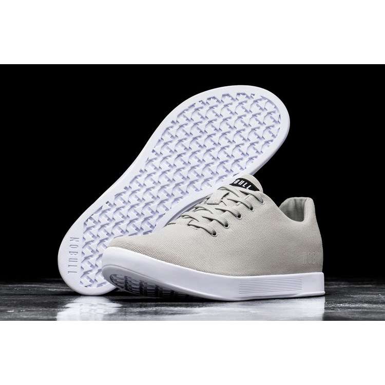 Tenis Deportivos Nobull Arctic Grey Lona Trainer Hombre Grises Blancos | MX-91600