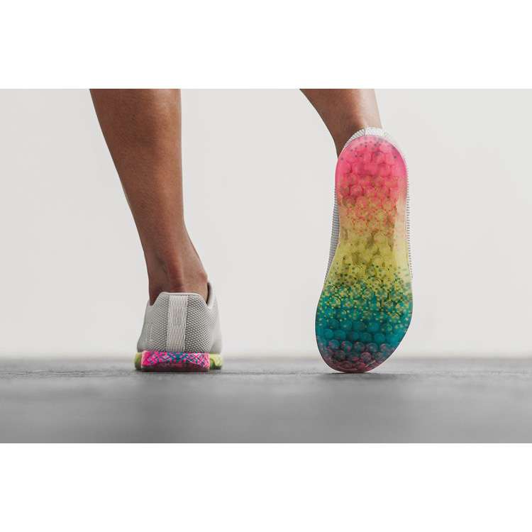Tenis Deportivos Nobull Arctic Neon Glitch Trainer Mujer Grises Multicolor | MX-45093