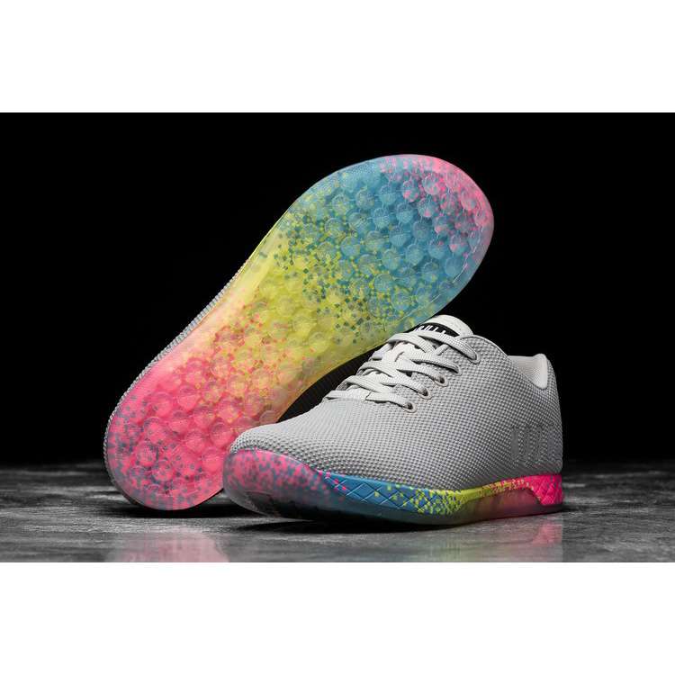 Tenis Deportivos Nobull Arctic Neon Glitch Trainer Mujer Grises Multicolor | MX-45093