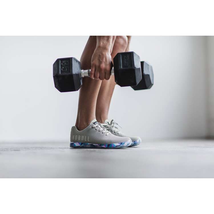 Tenis Deportivos Nobull Arctic Prism Trainer Mujer Grises Azules | MX-15589