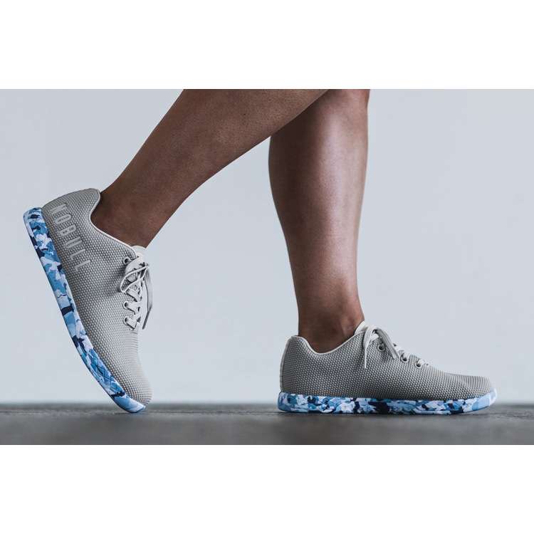 Tenis Deportivos Nobull Arctic Wild Ocean Trainer Mujer Blancos Azules | MX-90664