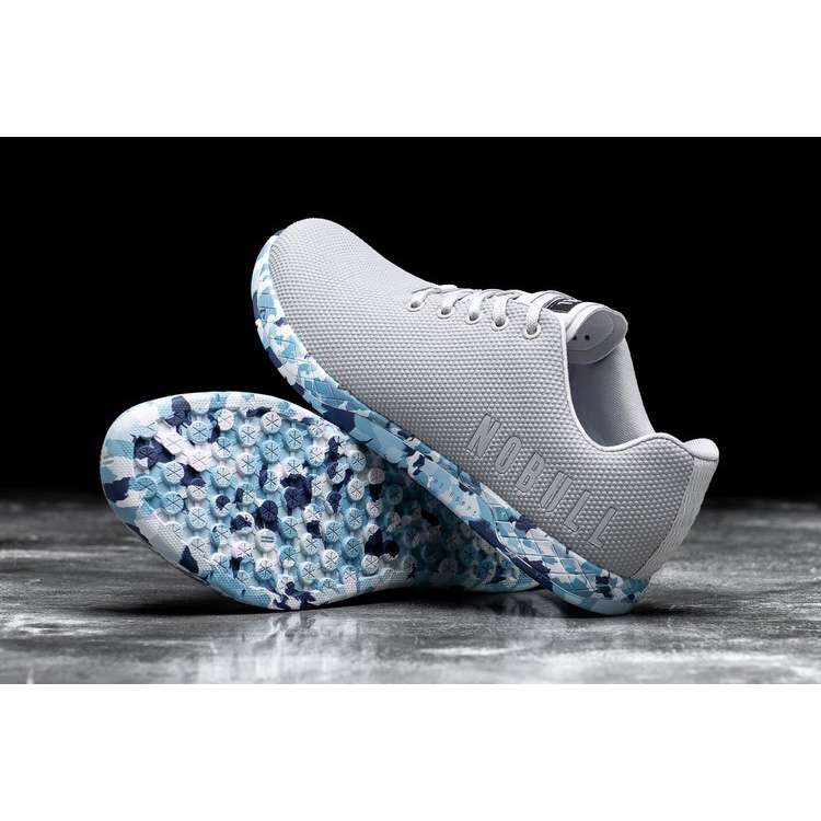 Tenis Deportivos Nobull Arctic Wild Ocean Trainer Mujer Blancos Azules | MX-90664