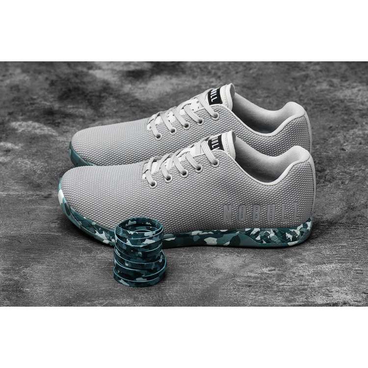 Tenis Deportivos Nobull Arctic Wild Tide Trainer Mujer Grises Verdes | MX-45906