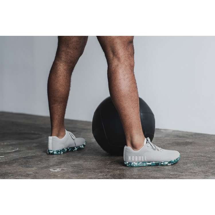 Tenis Deportivos Nobull Arctic Wild Tide Trainer Hombre Grises Turquesa | MX-81367