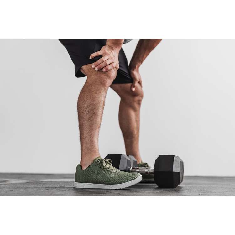 Tenis Deportivos Nobull Army Arctic Trainer Hombre Verde Oliva | MX-46010