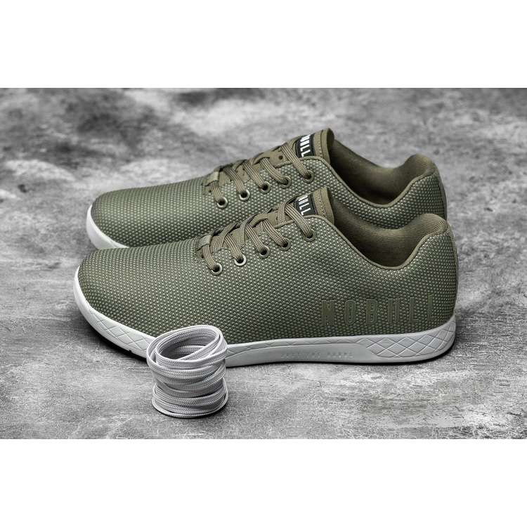 Tenis Deportivos Nobull Army Arctic Trainer Hombre Verde Oliva | MX-46010
