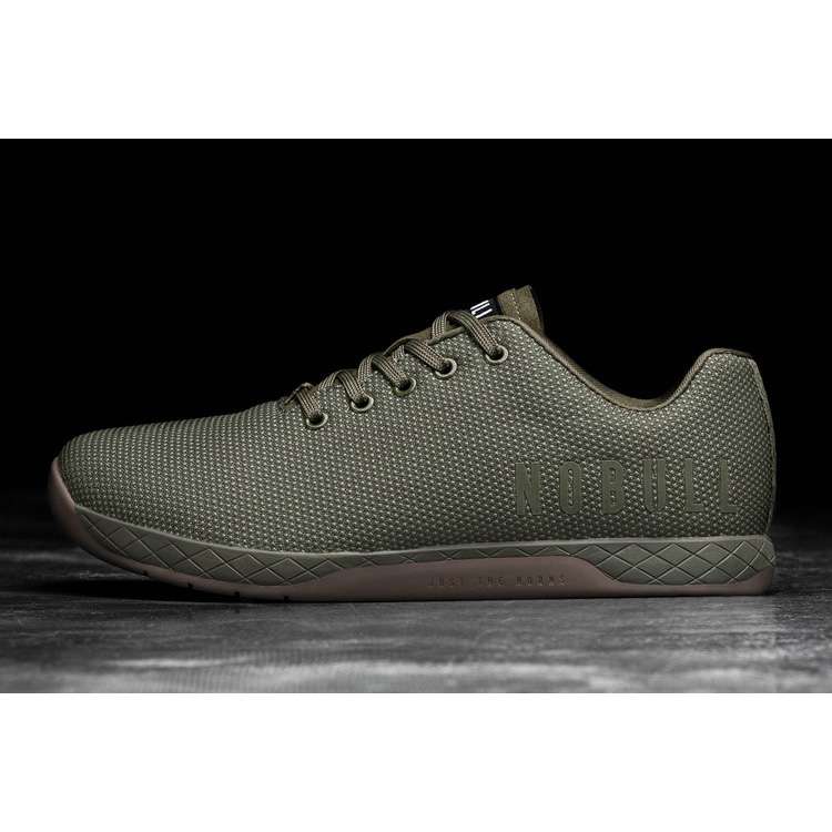 Tenis Deportivos Nobull Army Dark Gum Trainer Hombre Verde Oliva | MX-99623