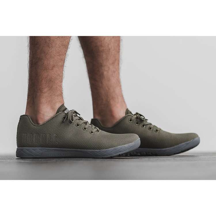Tenis Deportivos Nobull Army Grey Trainer Hombre Verde Oliva | MX-24345