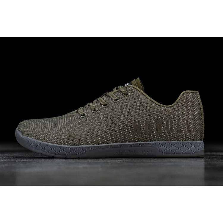 Tenis Deportivos Nobull Army Grey Trainer Mujer Verdes | MX-83833