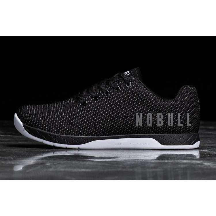 Tenis Deportivos Nobull Black And White Trainer Mujer Negros | MX-98912