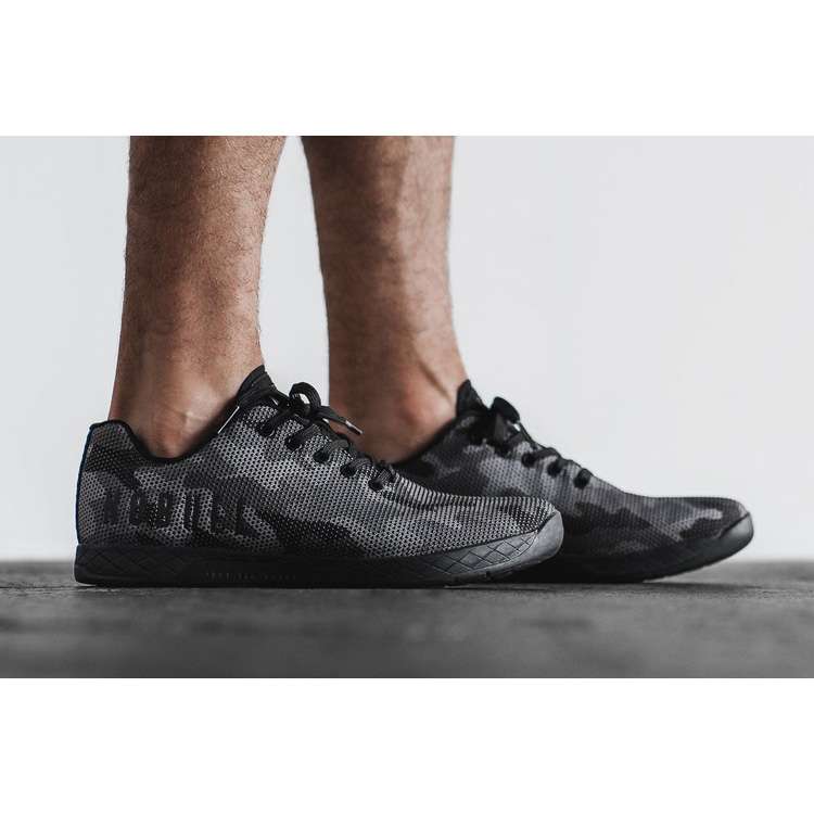 Tenis Deportivos Nobull Black Camo Trainer Hombre Grises | MX-93331