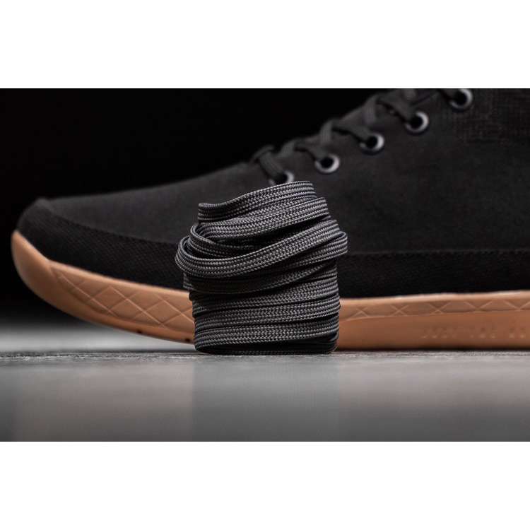 Tenis Deportivos Nobull Black Coffee Lona Mid Trainer Mujer Negros Marrom | MX-31305
