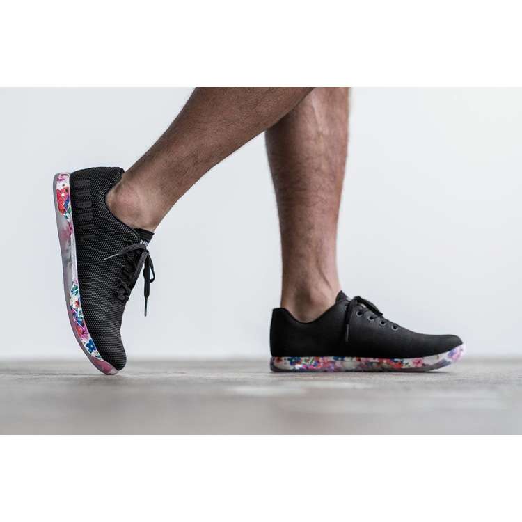 Tenis Deportivos Nobull Black Daisy Trainer Hombre Negros Rojos | MX-19181