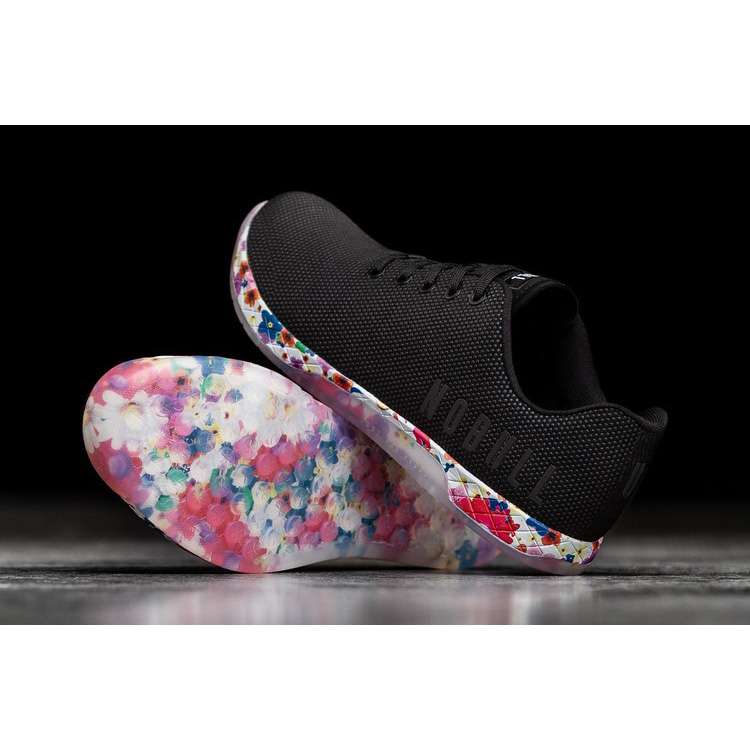 Tenis Deportivos Nobull Black Daisy Trainer Hombre Negros Rojos | MX-19181