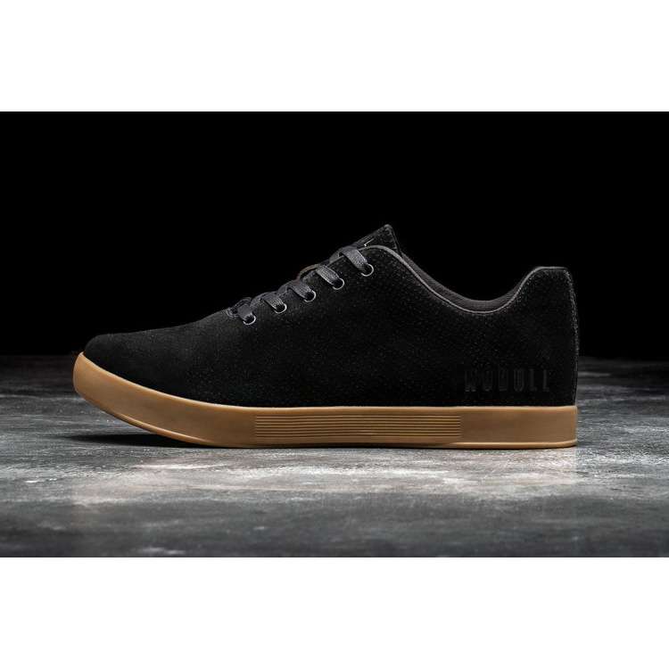 Tenis Deportivos Nobull Black Dark Gum Gamuza Trainer Mujer Negros | MX-52019