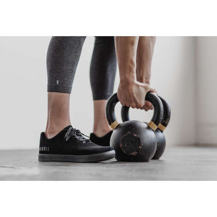 Tenis Deportivos Nobull Black Gamuza Trainer Mujer Negros | MX-19648