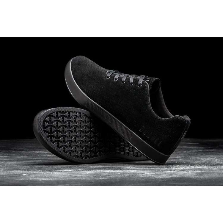 Tenis Deportivos Nobull Black Gamuza Trainer Hombre Negros | MX-63462