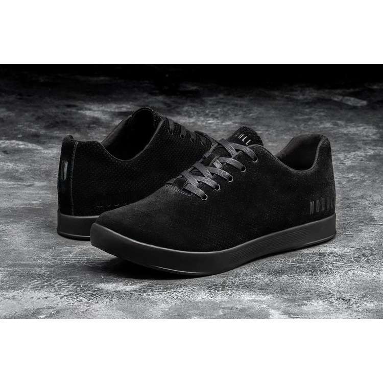 Tenis Deportivos Nobull Black Gamuza Trainer Hombre Negros | MX-63462