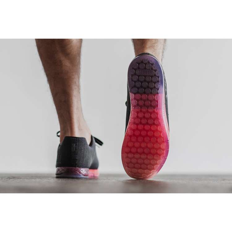 Tenis Deportivos Nobull Black Gradient Trainer Hombre Negros Rosas | MX-74863