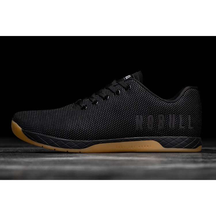Tenis Deportivos Nobull Black Gum Trainer Hombre Negros | MX-52418