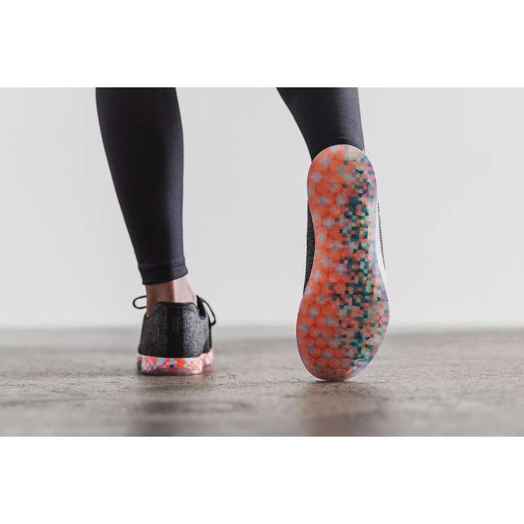 Tenis Deportivos Nobull Black Heather Pixel Trainer Mujer Negros Multicolor | MX-30810