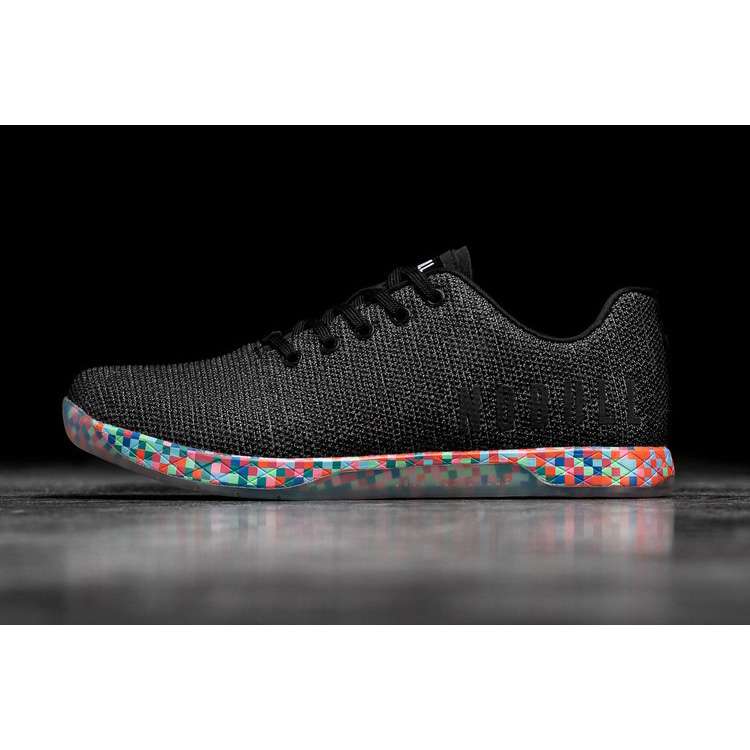 Tenis Deportivos Nobull Black Heather Pixel Trainer Mujer Negros Multicolor | MX-30810