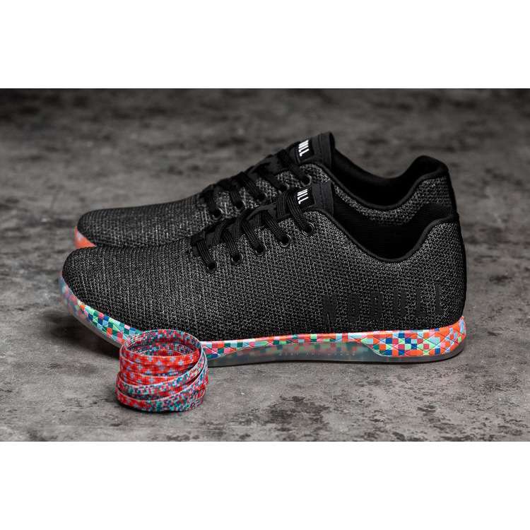 Tenis Deportivos Nobull Black Heather Pixel Trainer Mujer Negros Multicolor | MX-30810