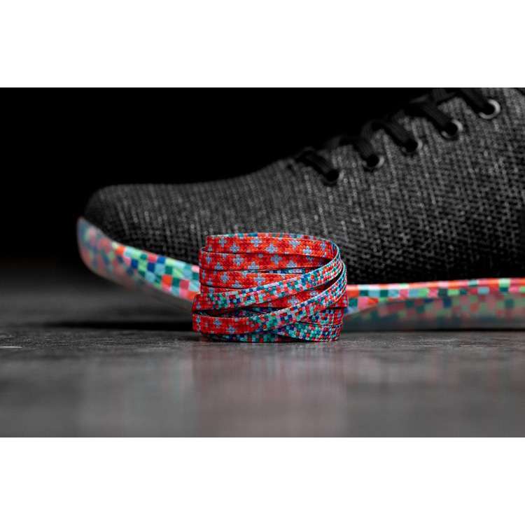 Tenis Deportivos Nobull Black Heather Pixel Trainer Hombre Negros Naranjas | MX-48715