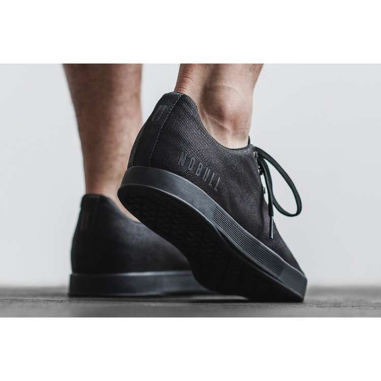 Tenis Deportivos Nobull Black Lona Trainer Hombre Negros | MX-74393
