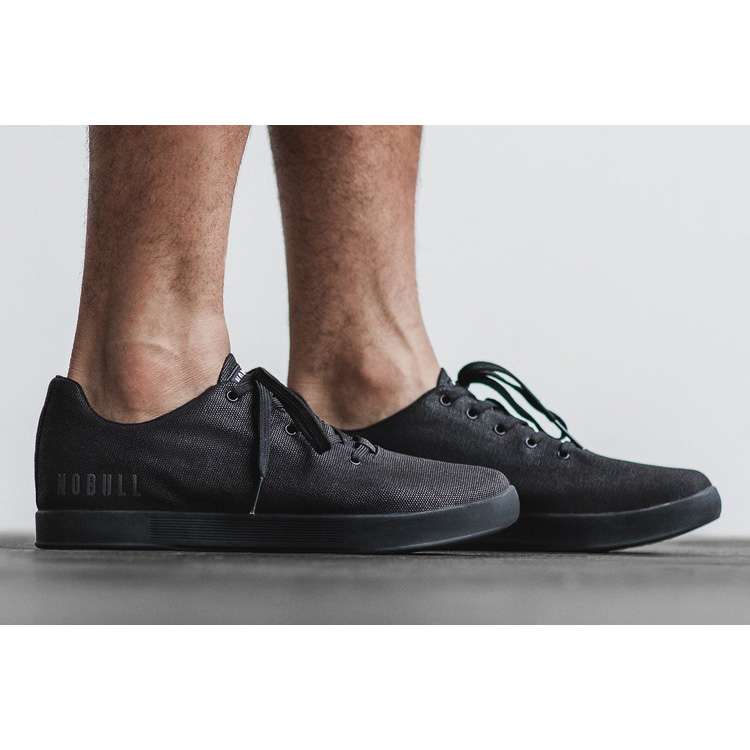 Tenis Deportivos Nobull Black Lona Trainer Hombre Negros | MX-74393