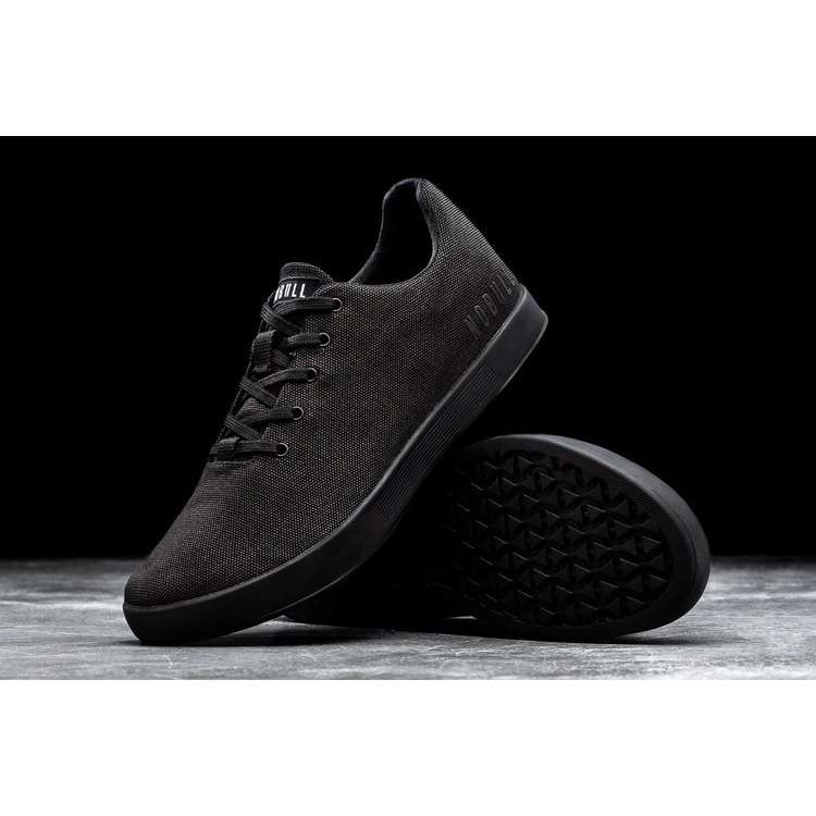 Tenis Deportivos Nobull Black Lona Trainer Hombre Negros | MX-74393