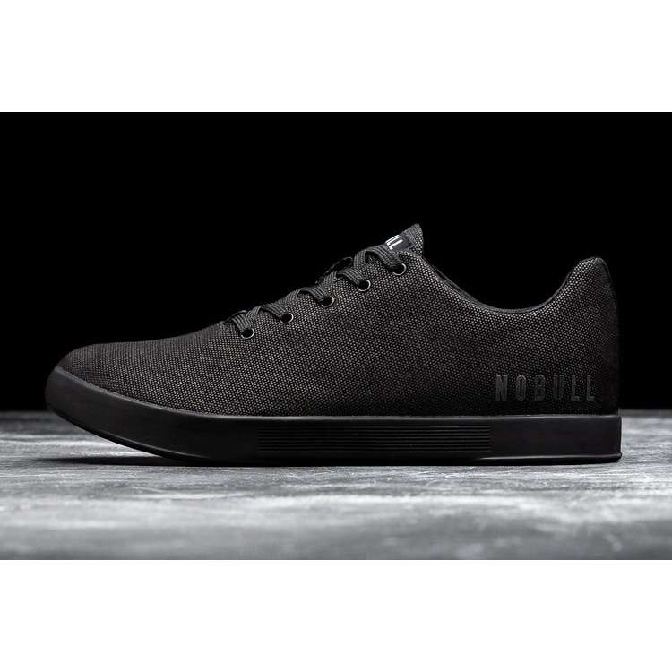 Tenis Deportivos Nobull Black Lona Trainer Hombre Negros | MX-74393