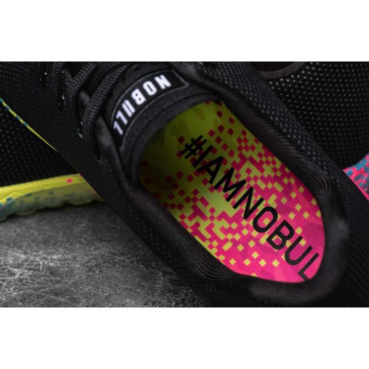 Tenis Deportivos Nobull Black Neon Glitch Trainer Hombre Negros Multicolor | MX-26907
