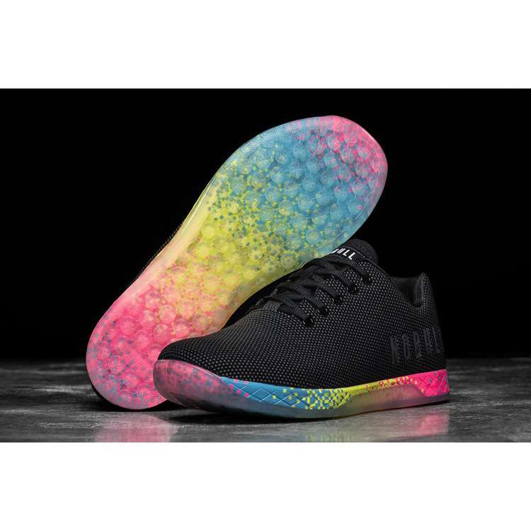 Tenis Deportivos Nobull Black Neon Glitch Trainer Hombre Negros Multicolor | MX-26907