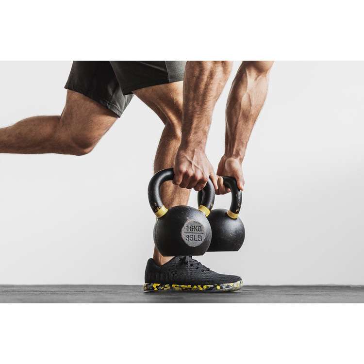 Tenis Deportivos Nobull Black Radial Trainer Hombre Negros Amarillos | MX-62094