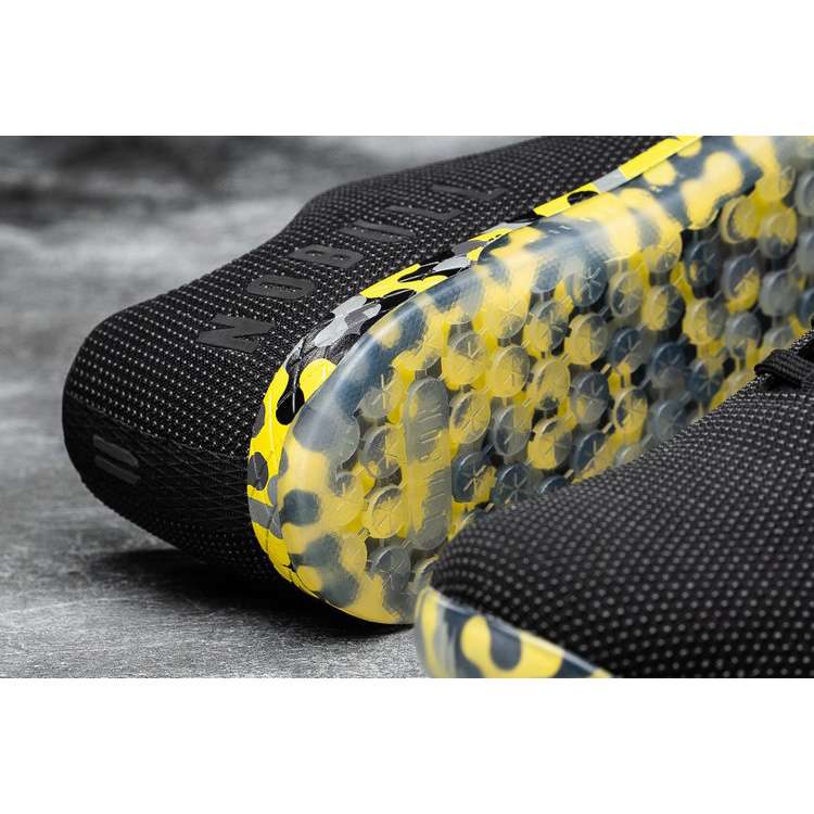 Tenis Deportivos Nobull Black Radial Trainer Hombre Negros Amarillos | MX-62094