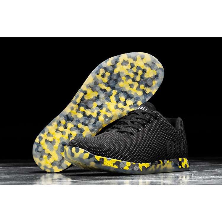 Tenis Deportivos Nobull Black Radial Trainer Hombre Negros Amarillos | MX-62094